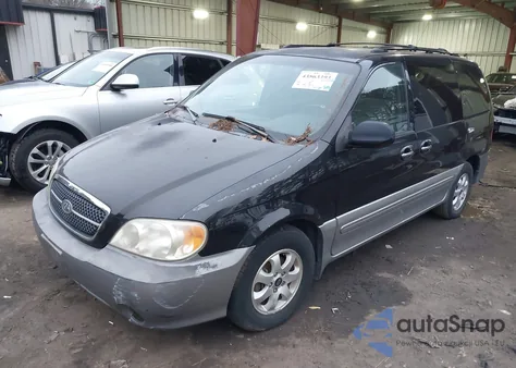 2005 Kia Sedona Ex/Lx из США, поврежденный, VIN KNDUP132156692144